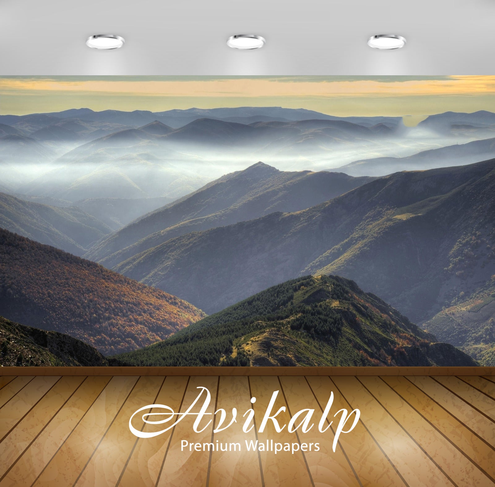Avikalp Exclusive Awi5218 Beautiful Sunset Sky Above The Foggy High Mountains Nature Full HD Wallpap Avikalp Exclusive Awi5218 Beautiful Sunset Sky Above The Foggy High Mountains Nature Full HD Wallpap