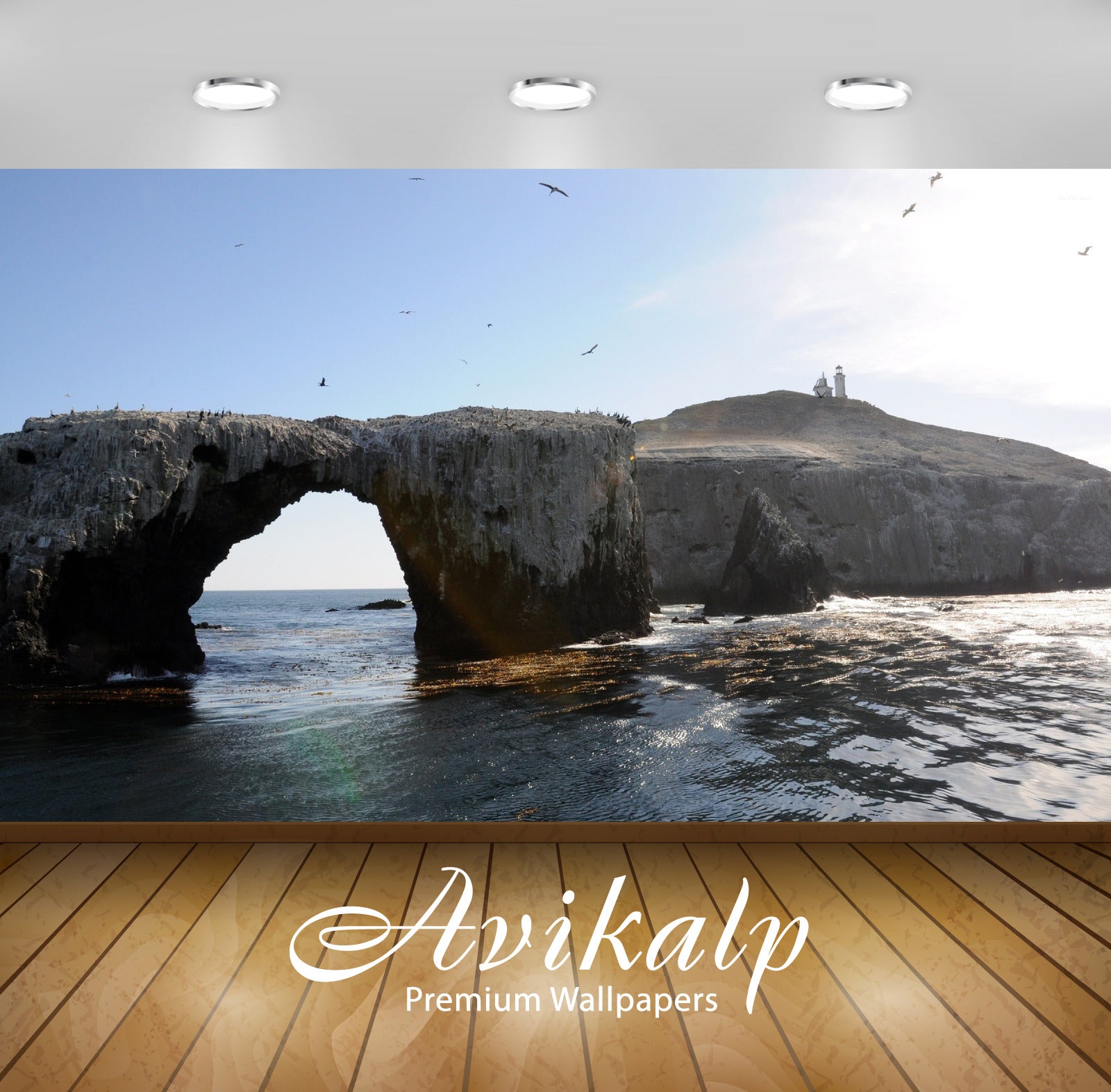 Avikalp Exclusive Awi5237 Birds Flying Above The Rocky Arch Nature Full HD Wallpapers for Living roo Avikalp Exclusive Awi5237 Birds Flying Above The Rocky Arch Nature Full HD Wallpapers for Living roo