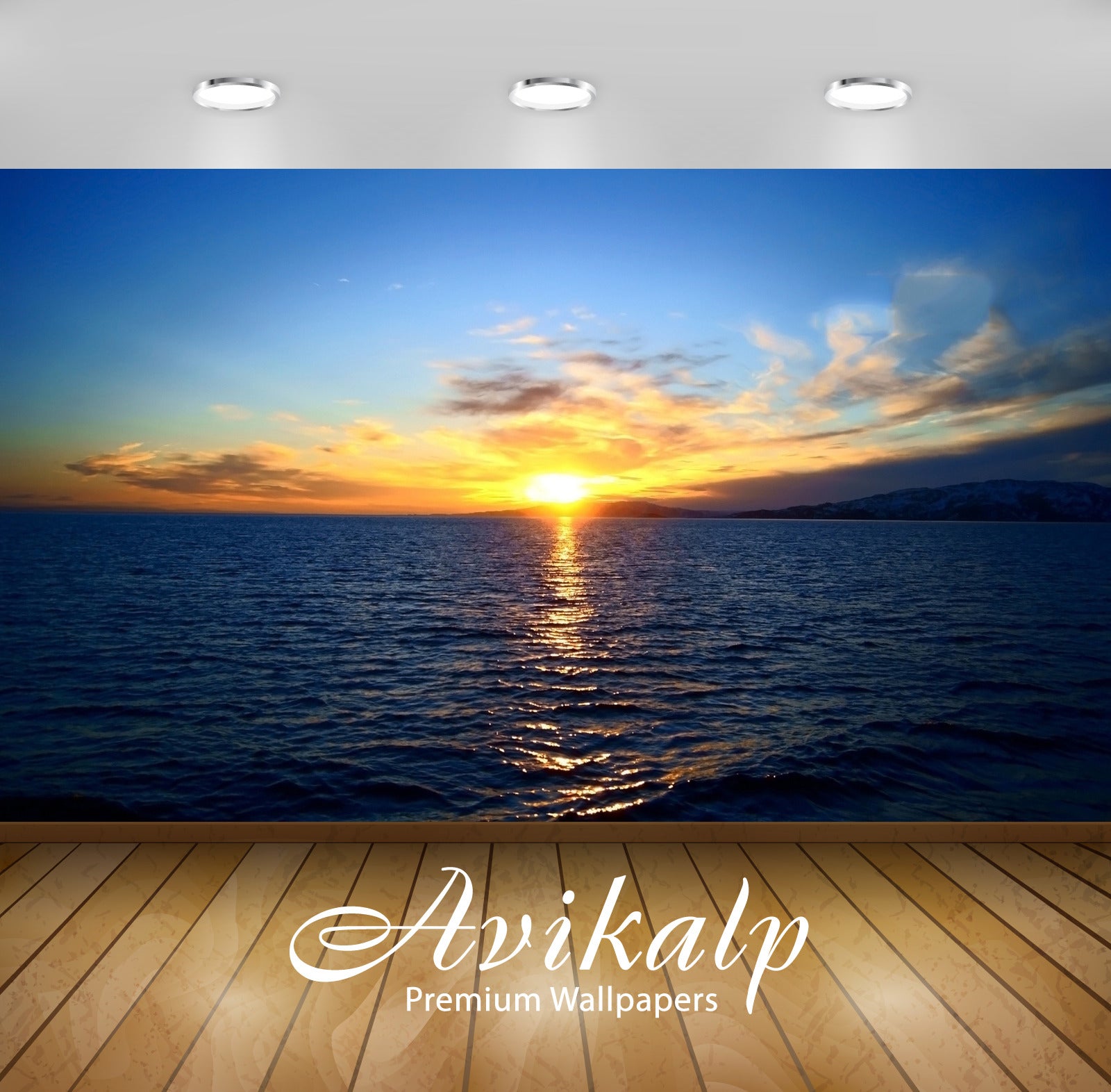 Avikalp Exclusive Awi5250 Blue Ocean Water Reflecting The Gilded Sunset Nature Full HD Wallpapers fo Avikalp Exclusive Awi5250 Blue Ocean Water Reflecting The Gilded Sunset Nature Full HD Wallpapers fo