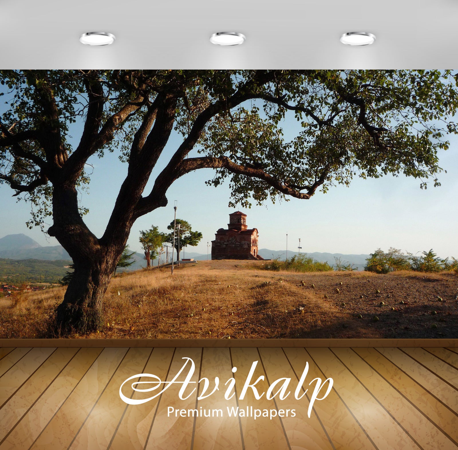 Avikalp Exclusive Awi5269 Brick Church On The Hill Nature Full HD Wallpapers for Living room, Hall, Avikalp Exclusive Awi5269 Brick Church On The Hill Nature Full HD Wallpapers for Living room, Hall,