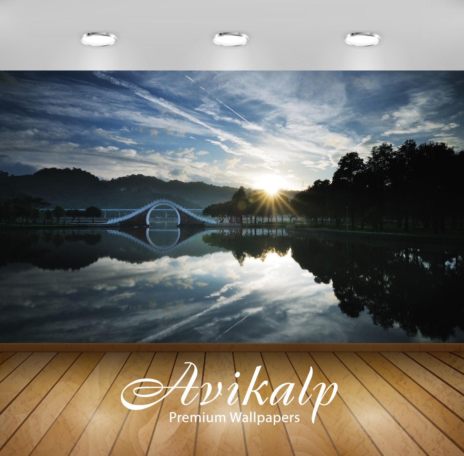 Avikalp Exclusive Awi5273 Bridge In The Park Across The Calm Water Nature Full HD Wallpapers for Liv Avikalp Exclusive Awi5273 Bridge In The Park Across The Calm Water Nature Full HD Wallpapers for Liv