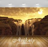 Avikalp Exclusive Awi5300 Canyon In The Morning Nature Full HD Wallpapers for Living room, Hall, Kid Avikalp Exclusive Awi5300 Canyon In The Morning Nature Full HD Wallpapers for Living room, Hall, Kid