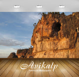 Avikalp Exclusive Awi5304 Cave In The High Rusty Cliff Nature Full HD Wallpapers for Living room, Ha Avikalp Exclusive Awi5304 Cave In The High Rusty Cliff Nature Full HD Wallpapers for Living room, Ha