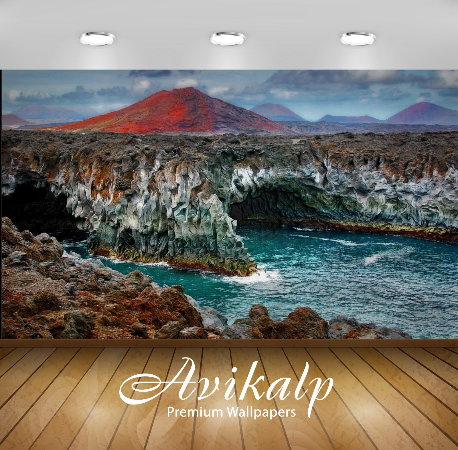 Avikalp Exclusive Awi5310 Caves In The Cliffs Nature Full HD Wallpapers for Living room, Hall, Kids Avikalp Exclusive Awi5310 Caves In The Cliffs Nature Full HD Wallpapers for Living room, Hall, Kids