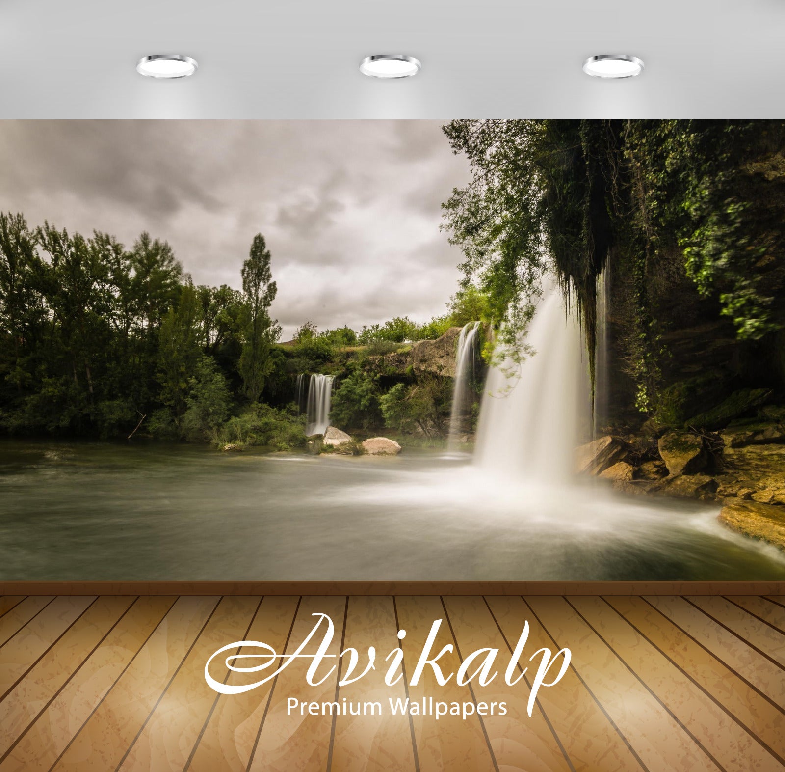 Avikalp Exclusive Awi5368 Dark Clouds Above The Forest Waterfalls Nature Full HD Wallpapers for Livi Avikalp Exclusive Awi5368 Dark Clouds Above The Forest Waterfalls Nature Full HD Wallpapers for Livi