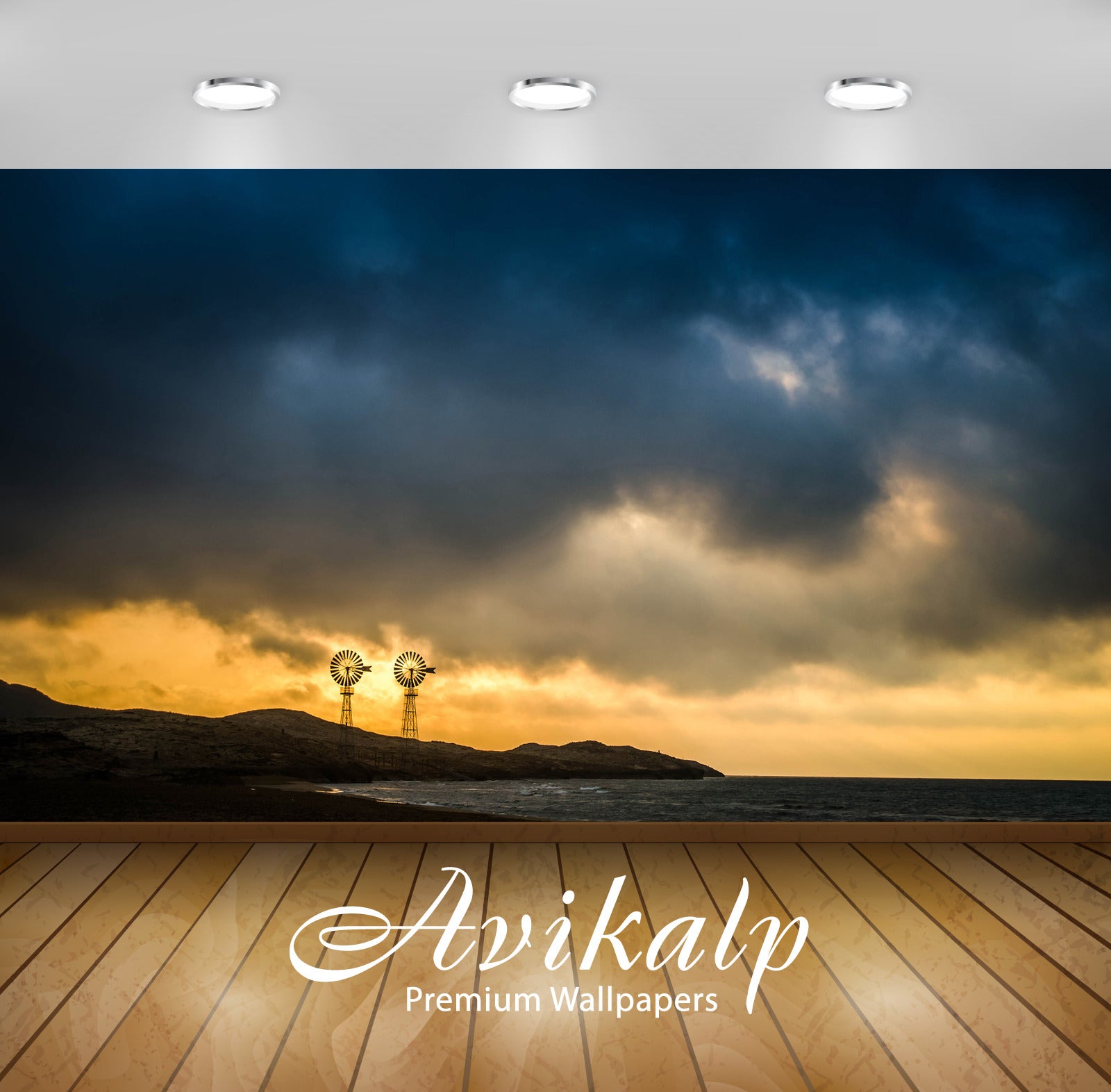 Avikalp Exclusive Awi5372 Dark Clouds At Sunset Nature Full HD Wallpapers for Living room, Hall, Kid Avikalp Exclusive Awi5372 Dark Clouds At Sunset Nature Full HD Wallpapers for Living room, Hall, Kid