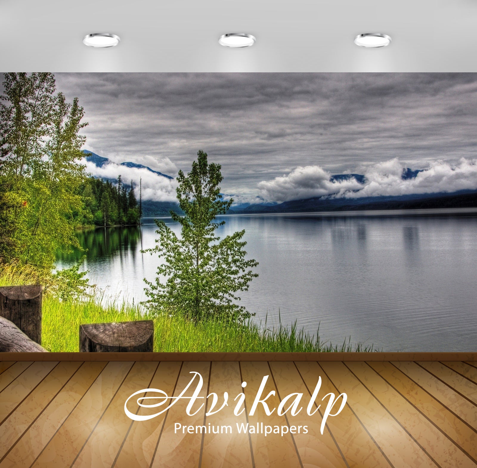 Avikalp Exclusive Awi5412 Fluffy Clouds Above The Lake Nature Full HD Wallpapers for Living room, Ha Avikalp Exclusive Awi5412 Fluffy Clouds Above The Lake Nature Full HD Wallpapers for Living room, Ha