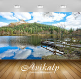 Avikalp Exclusive Awi5413 Fluffy Clouds Above The Lake Nature Full HD Wallpapers for Living room, Ha Avikalp Exclusive Awi5413 Fluffy Clouds Above The Lake Nature Full HD Wallpapers for Living room, Ha