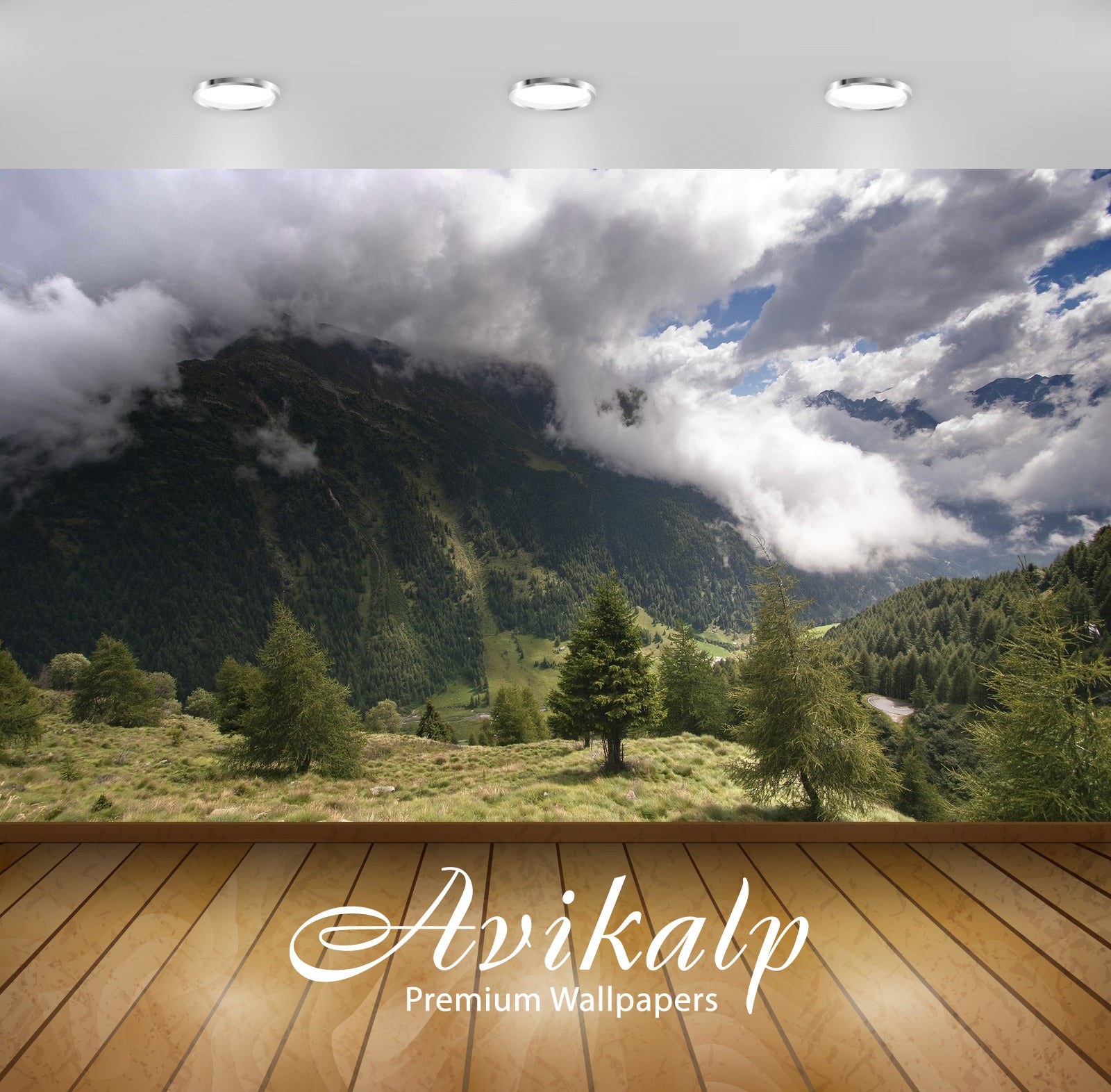 Avikalp Exclusive Awi5420 Fluffy Clouds Leaning Upon The Forest Mountain Nature Full HD Wallpapers f Avikalp Exclusive Awi5420 Fluffy Clouds Leaning Upon The Forest Mountain Nature Full HD Wallpapers f