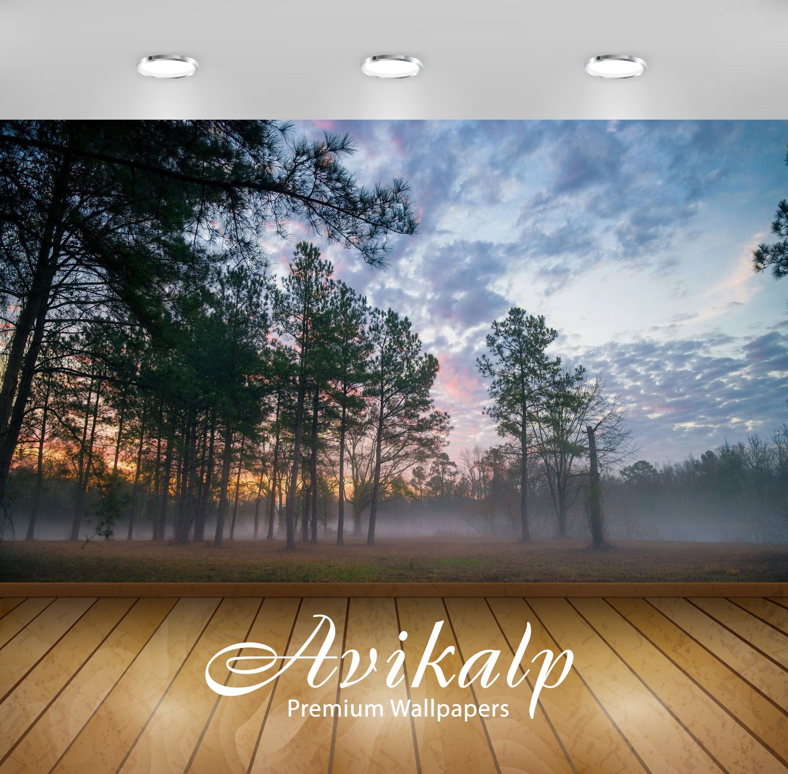 Avikalp Exclusive Awi5425 Fluffy Sunset Clouds Above The Foggy Forest Nature Full HD Wallpapers for Avikalp Exclusive Awi5425 Fluffy Sunset Clouds Above The Foggy Forest Nature Full HD Wallpapers for