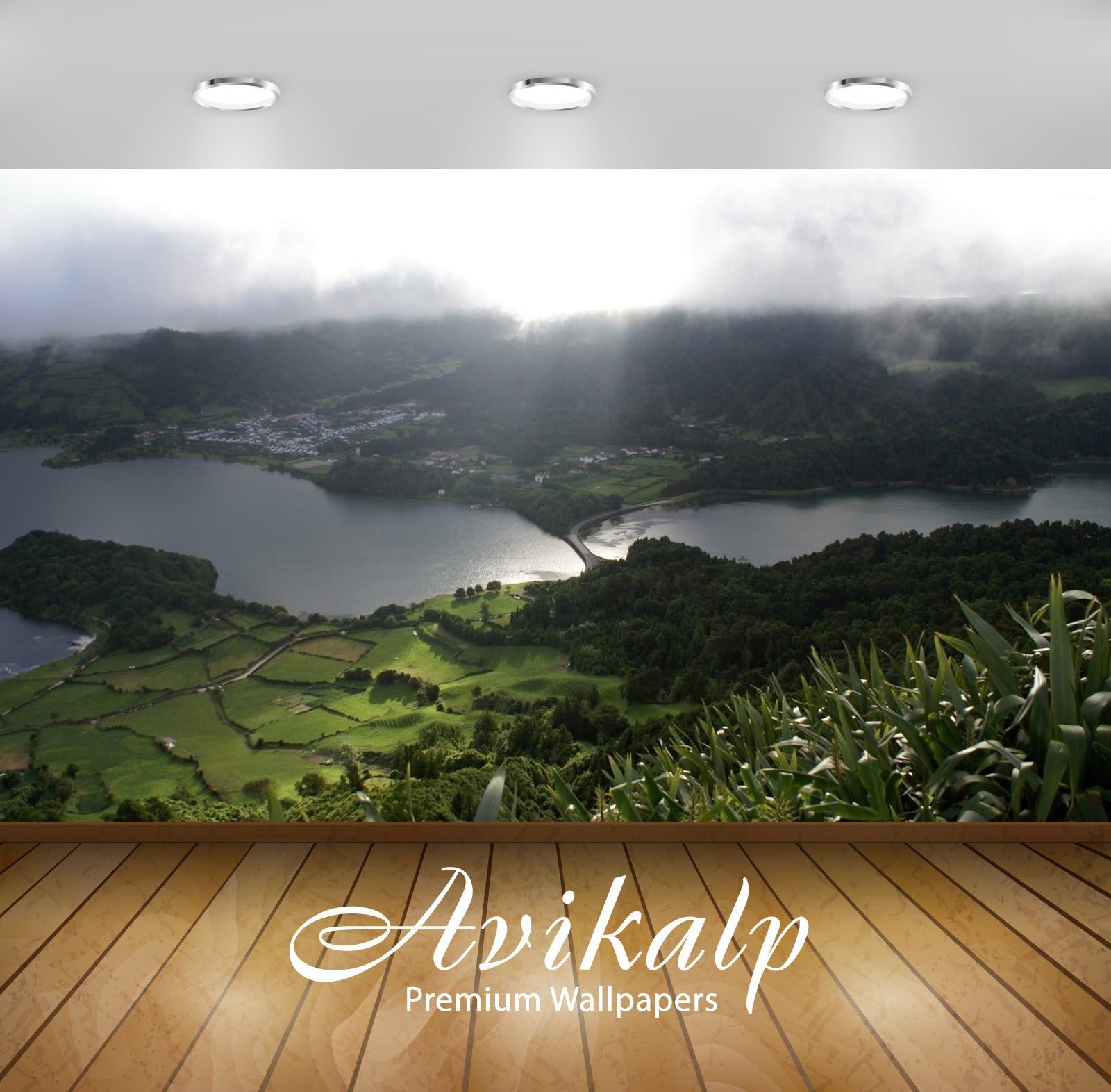 Avikalp Exclusive Awi5435 Fog Rising Above The Lagoa Das Sete Cidades Nature Full HD Wallpapers for Avikalp Exclusive Awi5435 Fog Rising Above The Lagoa Das Sete Cidades Nature Full HD Wallpapers for