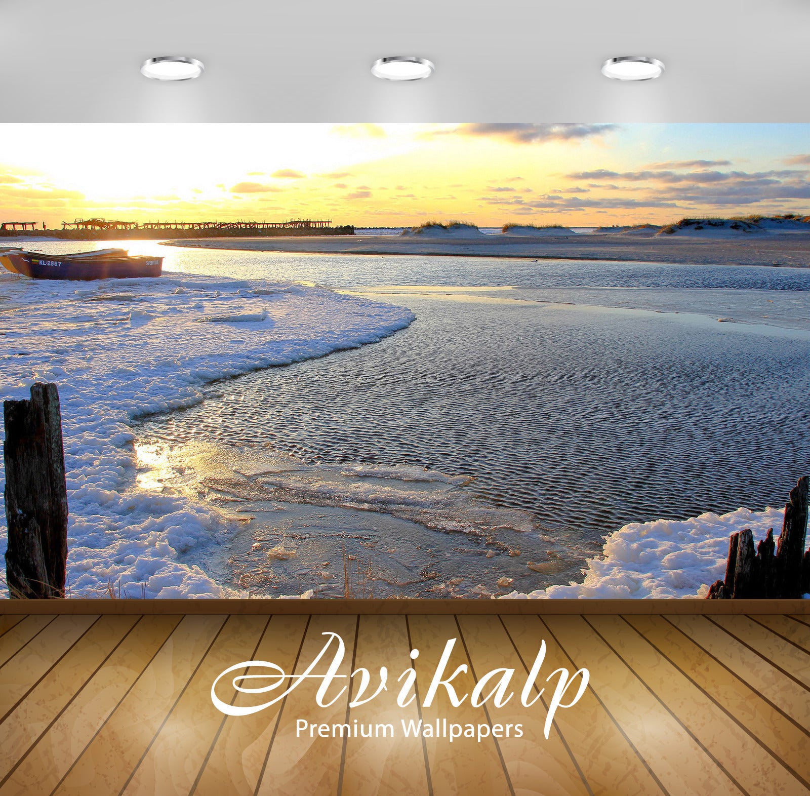 Avikalp Exclusive Awi5476 Frozen Lake Nature Full HD Wallpapers for Living room, Hall, Kids Room, Ki Avikalp Exclusive Awi5476 Frozen Lake Nature Full HD Wallpapers for Living room, Hall, Kids Room, Ki