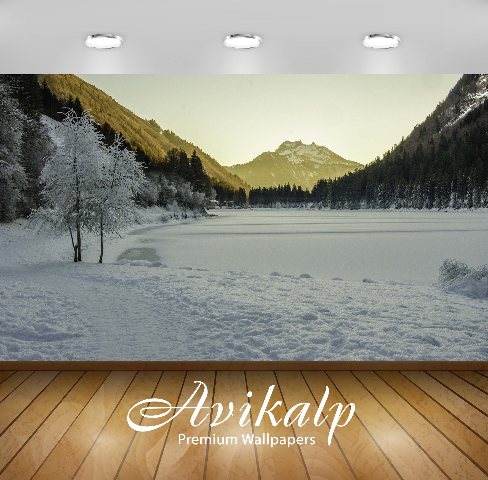 Avikalp Exclusive Awi5479 Frozen Mountain Lake Nature Full HD Wallpapers for Living room, Hall, Kids Avikalp Exclusive Awi5479 Frozen Mountain Lake Nature Full HD Wallpapers for Living room, Hall, Kids