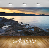 Avikalp Exclusive Awi5513 Golden Sky Behind The Mountains By The Water Nature Full HD Wallpapers for Avikalp Exclusive Awi5513 Golden Sky Behind The Mountains By The Water Nature Full HD Wallpapers for