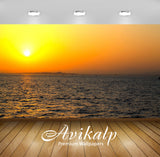 Avikalp Exclusive Awi5525 Golden Sunset Upon The Ocean Nature Full HD Wallpapers for Living room, Ha Avikalp Exclusive Awi5525 Golden Sunset Upon The Ocean Nature Full HD Wallpapers for Living room, Ha