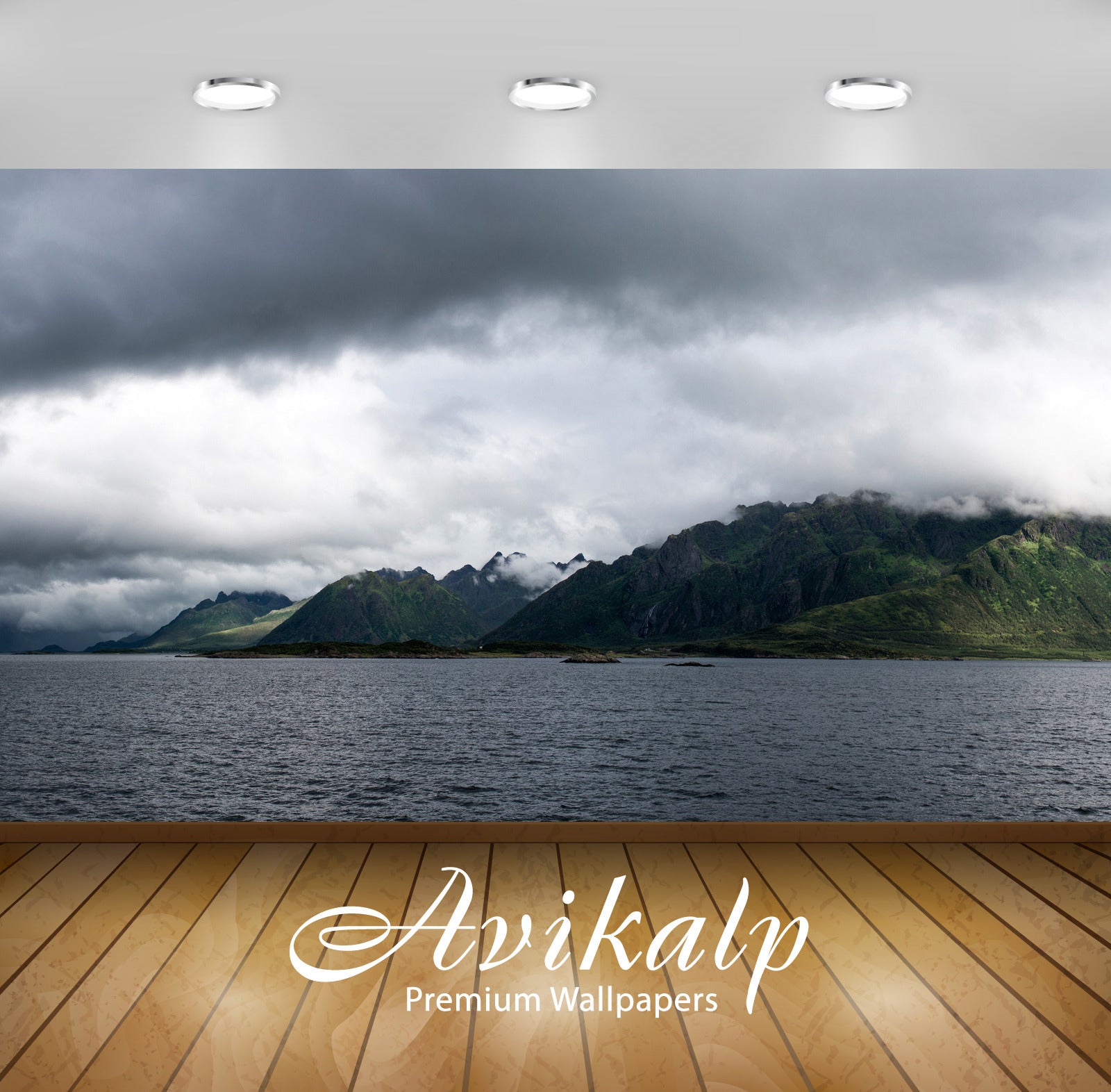 Avikalp Exclusive Awi5542 Gray Clouds Over The Mountains By The Water Nature Full HD Wallpapers for Avikalp Exclusive Awi5542 Gray Clouds Over The Mountains By The Water Nature Full HD Wallpapers for