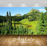 Avikalp Exclusive Awi5572 Green Lake Surrounded By The Forest Nature Full HD Wallpapers for Living r Avikalp Exclusive Awi5572 Green Lake Surrounded By The Forest Nature Full HD Wallpapers for Living r