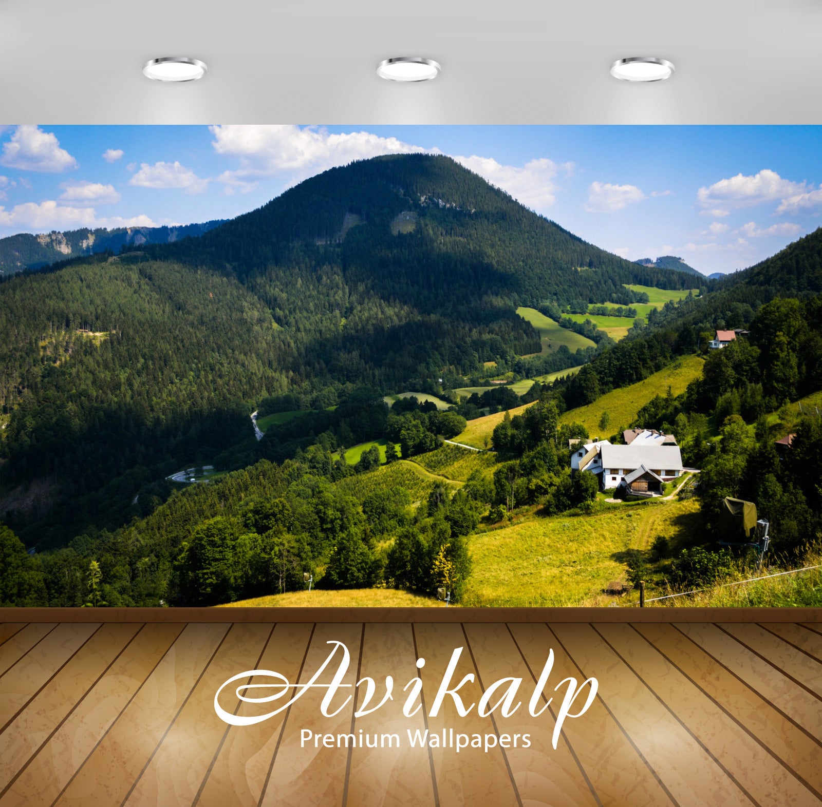 Avikalp Exclusive Awi5577 Green Mountains In Annaberg Nature Full HD Wallpapers for Living room, Hal Avikalp Exclusive Awi5577 Green Mountains In Annaberg Nature Full HD Wallpapers for Living room, Hal