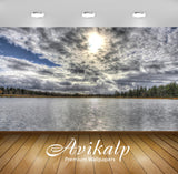 Avikalp Exclusive Awi5606 Heavy Storm Clouds Above The Lake Nature Full HD Wallpapers for Living roo Avikalp Exclusive Awi5606 Heavy Storm Clouds Above The Lake Nature Full HD Wallpapers for Living roo