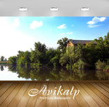 Avikalp Exclusive Awi5625 House On The Lake Side Nature Full HD Wallpapers for Living room, Hall, Ki Avikalp Exclusive Awi5625 House On The Lake Side Nature Full HD Wallpapers for Living room, Hall, Ki