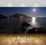 Avikalp Exclusive Awi5767 Moonlight Shining Upon The Rocks In The Ocean Nature Full HD Wallpapers fo Avikalp Exclusive Awi5767 Moonlight Shining Upon The Rocks In The Ocean Nature Full HD Wallpapers fo