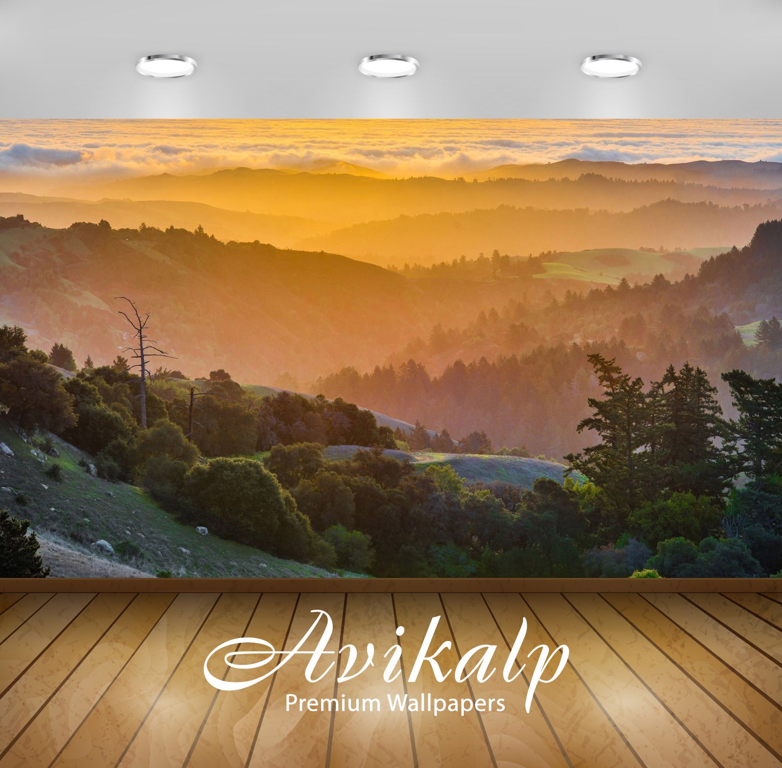 Avikalp Exclusive Awi5844 Mountains Under The Sunset Nature Full HD Wallpapers for Living room, Hall Avikalp Exclusive Awi5844 Mountains Under The Sunset Nature Full HD Wallpapers for Living room, Hall