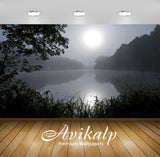 Avikalp Exclusive Awi5850 Mysterious Foggy Lake Nature Full HD Wallpapers for Living room, Hall, Kid Avikalp Exclusive Awi5850 Mysterious Foggy Lake Nature Full HD Wallpapers for Living room, Hall, Kid