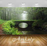 Avikalp Exclusive Awi5872 Overgrown Bridge In The Foggy Woods Nature Full HD Wallpapers for Living r Avikalp Exclusive Awi5872 Overgrown Bridge In The Foggy Woods Nature Full HD Wallpapers for Living r
