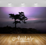 Avikalp Exclusive Awi5946 Purple Sunset Sky Behind The Foggy Mountains Nature Full HD Wallpapers for Avikalp Exclusive Awi5946 Purple Sunset Sky Behind The Foggy Mountains Nature Full HD Wallpapers for