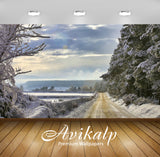 Avikalp Exclusive Awi6026 Road Through The Snowy Countryside Nature Full HD Wallpapers for Living ro Avikalp Exclusive Awi6026 Road Through The Snowy Countryside Nature Full HD Wallpapers for Living ro