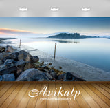 Avikalp Exclusive Awi6049 Rocks On The Lake Side Nature Full HD Wallpapers for Living room, Hall, Ki Avikalp Exclusive Awi6049 Rocks On The Lake Side Nature Full HD Wallpapers for Living room, Hall, Ki