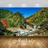 Avikalp Exclusive Awi6115 Rocky River Through Autumn Forest Nature Full HD Wallpapers for Living roo Avikalp Exclusive Awi6115 Rocky River Through Autumn Forest Nature Full HD Wallpapers for Living roo