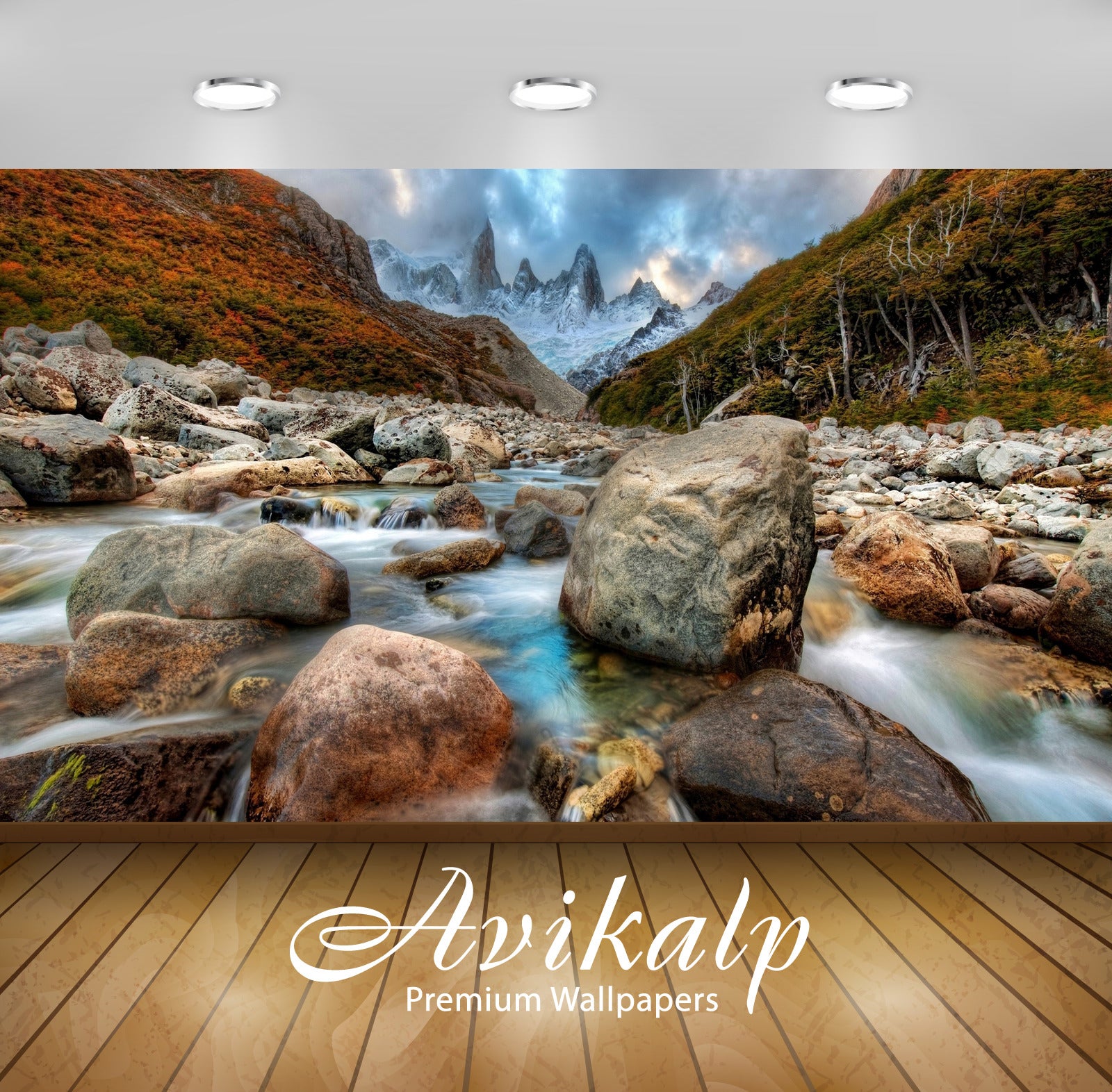 Avikalp Exclusive Awi6146 Rusty Rocks In The River By The Rusty Forest Nature Full HD Wallpapers for Avikalp Exclusive Awi6146 Rusty Rocks In The River By The Rusty Forest Nature Full HD Wallpapers for