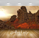 Avikalp Exclusive Awi6154 Rusty Trees On Rocky Cliff Nature Full HD Wallpapers for Living room, Hall Avikalp Exclusive Awi6154 Rusty Trees On Rocky Cliff Nature Full HD Wallpapers for Living room, Hall