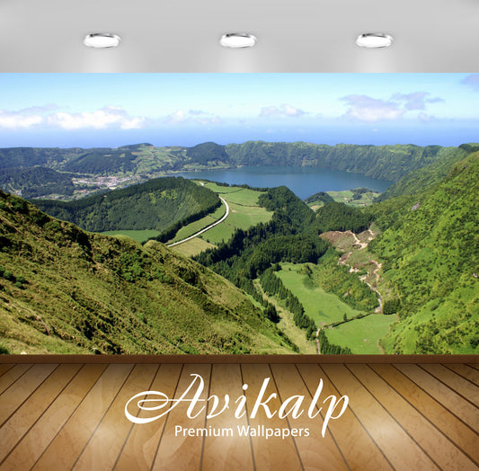Avikalp Exclusive Awi6162 Sao Miguel Island Nature Full HD Wallpapers for Living room, Hall, Kids Ro