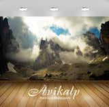 Avikalp Exclusive Awi6182 Sharp Foggy Mountain Peaks Nature Full HD Wallpapers for Living room, Hall Avikalp Exclusive Awi6182 Sharp Foggy Mountain Peaks Nature Full HD Wallpapers for Living room, Hall