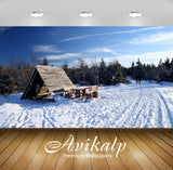 Avikalp Exclusive Awi6188 Shelter In The Snowy Mountains Nature Full HD Wallpapers for Living room, Avikalp Exclusive Awi6188 Shelter In The Snowy Mountains Nature Full HD Wallpapers for Living room,