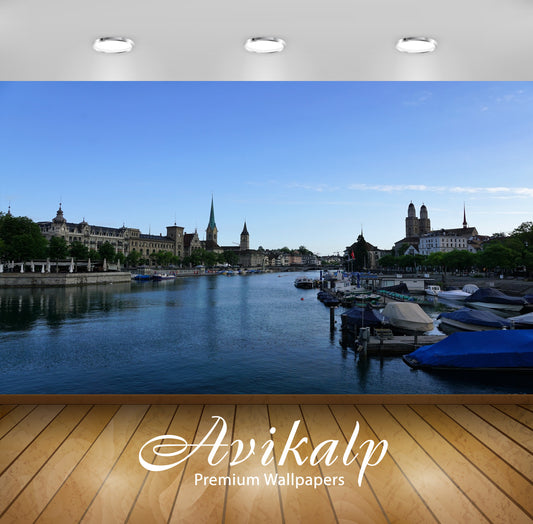 Avikalp Exclusive Premium city HD Wallpapers for Living room, Hall, Kids Room, Kitchen, TV Backgroun