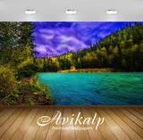 Avikalp Exclusive Awi6207 Small Hut In The Forest By The Lake Nature Full HD Wallpapers for Living r Avikalp Exclusive Awi6207 Small Hut In The Forest By The Lake Nature Full HD Wallpapers for Living r