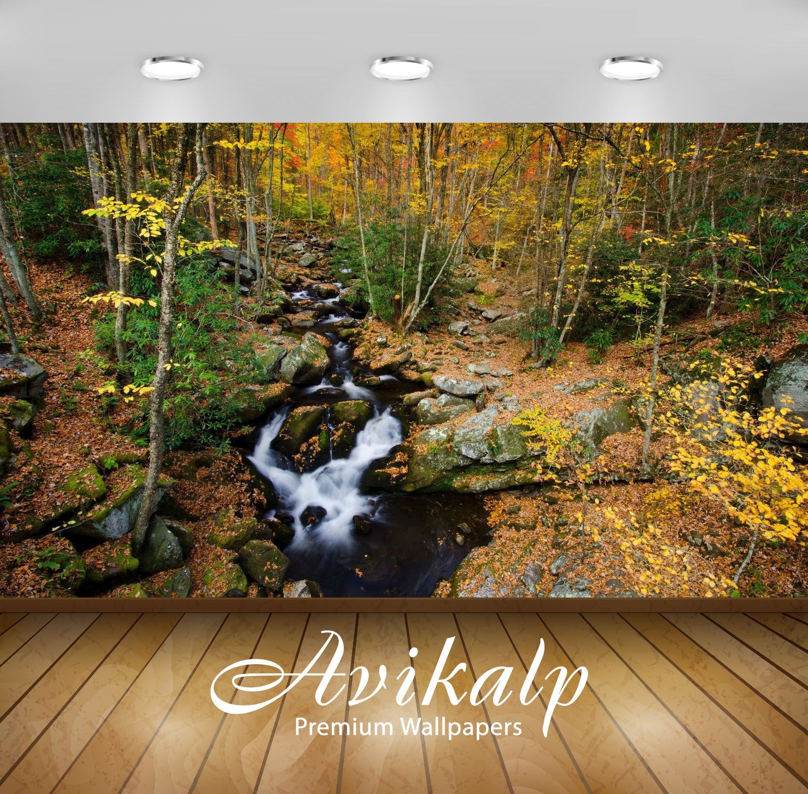 Avikalp Exclusive Awi6228 Small River Through The Forest Nature Full HD Wallpapers for Living room, Avikalp Exclusive Awi6228 Small River Through The Forest Nature Full HD Wallpapers for Living room,