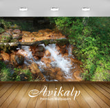 Avikalp Exclusive Awi6237 Small Waterfall In The Rusty River Nature Full HD Wallpapers for Living ro Avikalp Exclusive Awi6237 Small Waterfall In The Rusty River Nature Full HD Wallpapers for Living ro