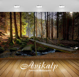 Avikalp Exclusive Awi6239 Small Wooden Bridge In The Mossy Forest Nature Full HD Wallpapers for Livi Avikalp Exclusive Awi6239 Small Wooden Bridge In The Mossy Forest Nature Full HD Wallpapers for Livi