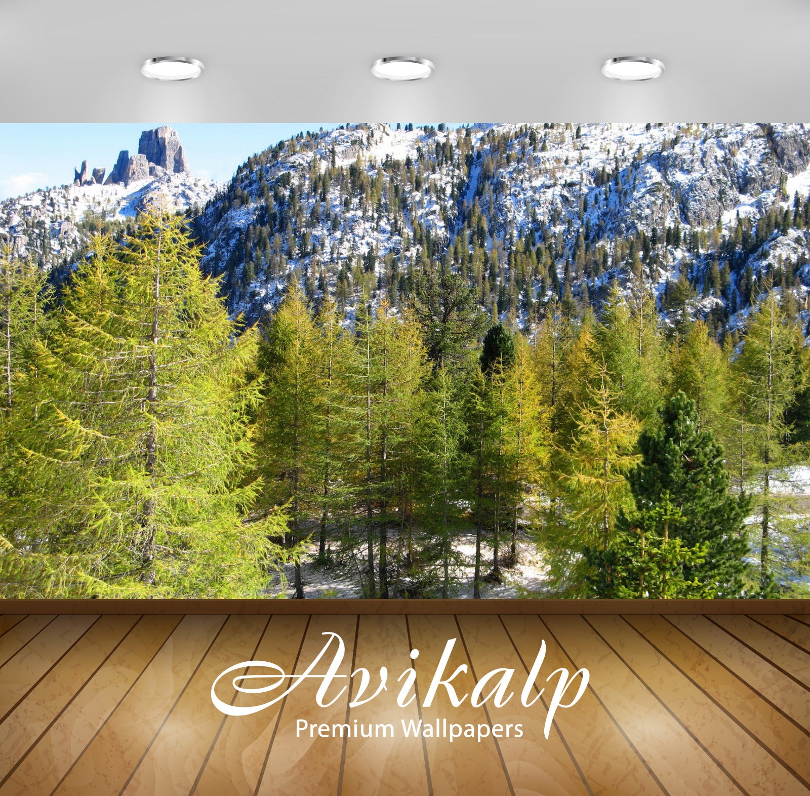 Avikalp Exclusive Awi6271 Snowy Mountain Forest Nature Full HD Wallpapers for Living room, Hall, Kid Avikalp Exclusive Awi6271 Snowy Mountain Forest Nature Full HD Wallpapers for Living room, Hall, Kid