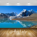 Avikalp Exclusive Awi6279 Snowy Mountain Peaks By The Lake Nature Full HD Wallpapers for Living room Avikalp Exclusive Awi6279 Snowy Mountain Peaks By The Lake Nature Full HD Wallpapers for Living room