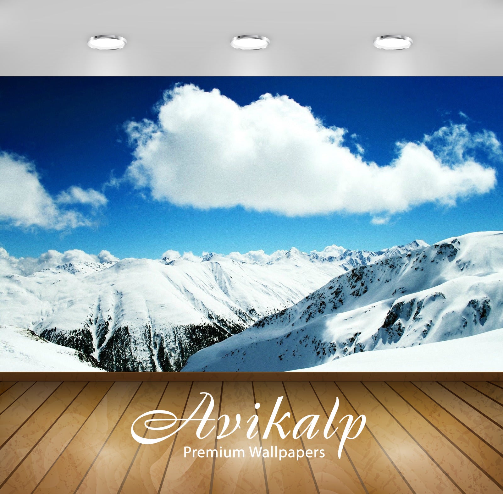 Avikalp Exclusive Awi6282 Snowy Mountain Top Nature Full HD Wallpapers for Living room, Hall, Kids R Avikalp Exclusive Awi6282 Snowy Mountain Top Nature Full HD Wallpapers for Living room, Hall, Kids R