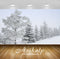 Avikalp Exclusive Awi6324 Snowy Trees Nature Full HD Wallpapers for Living room, Hall, Kids Room, Ki