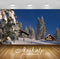 Avikalp Exclusive Awi6328 Snowy Trees By The Huts Nature Full HD Wallpapers for Living room, Hall, K
