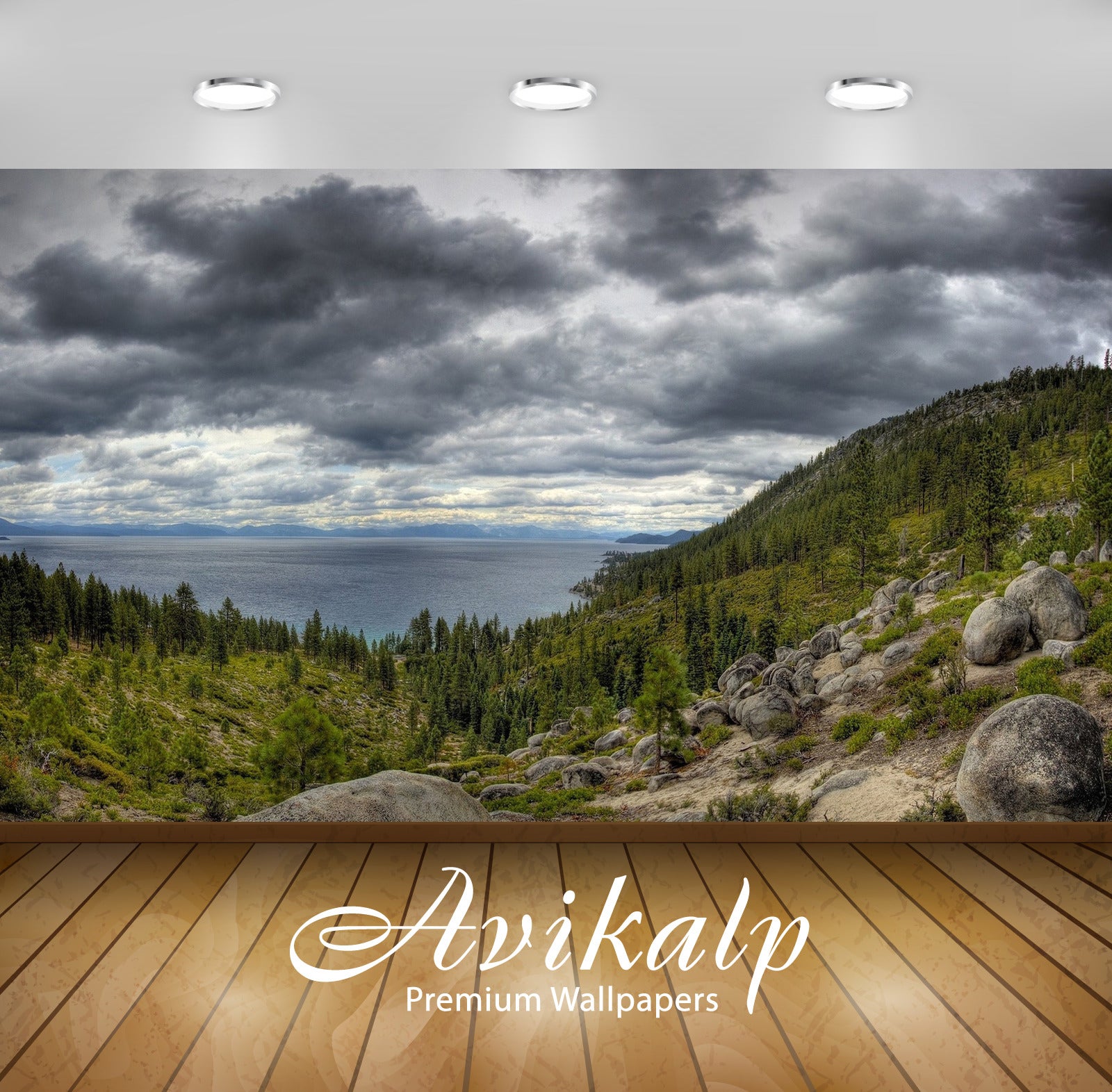 Avikalp Exclusive Awi6369 Storm Clouds Above The Lake Nature Full HD Wallpapers for Living room, Hal Avikalp Exclusive Awi6369 Storm Clouds Above The Lake Nature Full HD Wallpapers for Living room, Hal