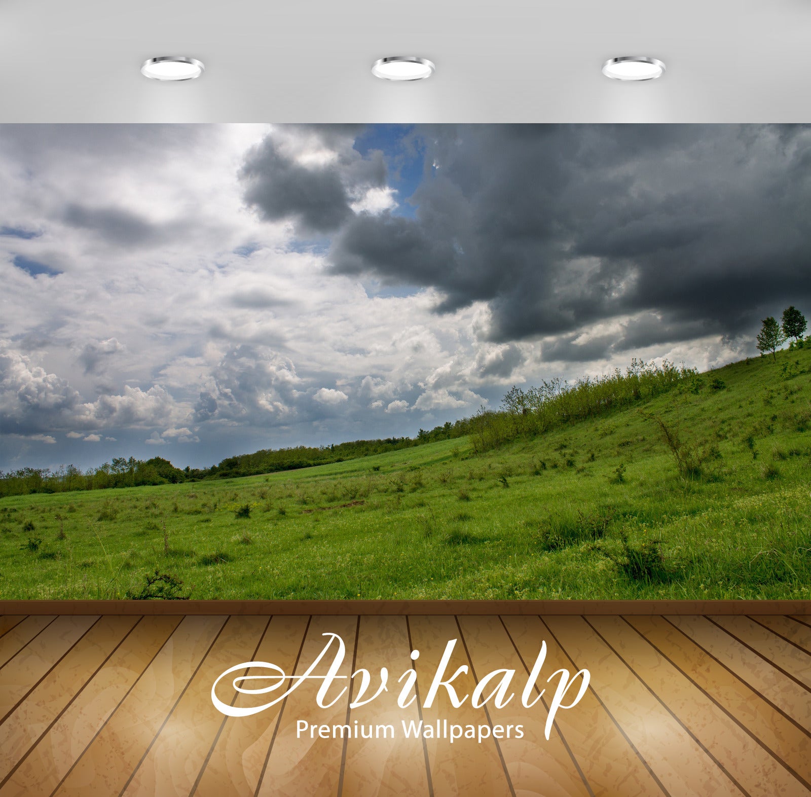 Avikalp Exclusive Awi6371 Storm Clouds Over The Hill Nature Full HD Wallpapers for Living room, Hall Avikalp Exclusive Awi6371 Storm Clouds Over The Hill Nature Full HD Wallpapers for Living room, Hall