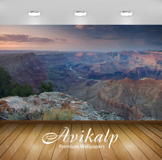 Avikalp Exclusive Awi6490 Sunset Clouds Above The Grand Canyon Nature Full HD Wallpapers for Living